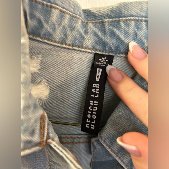 Design lab denim patched jacket - Picture 3 of 3
